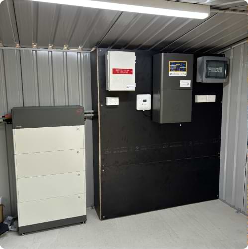 off-grid solar setup